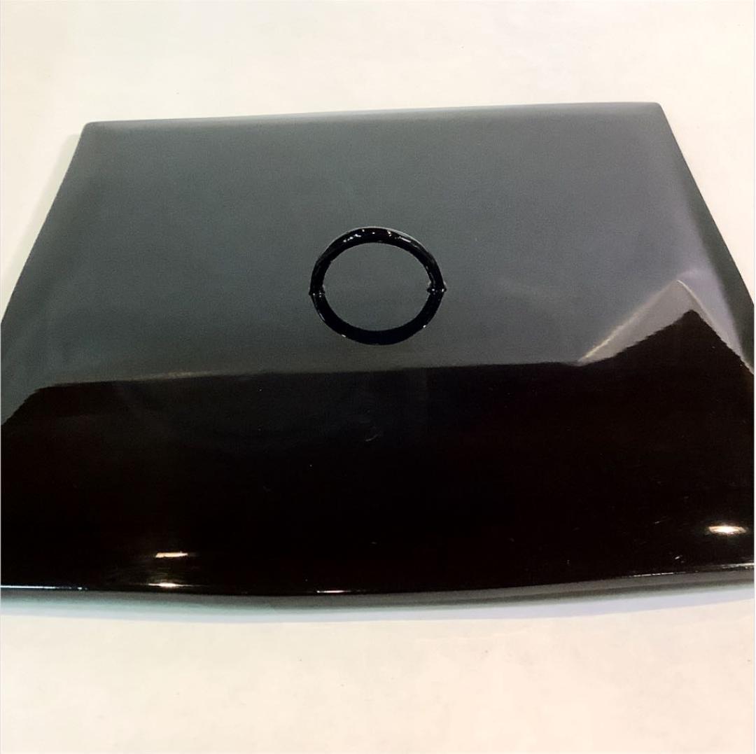 【茶道具】青絵角水指　竜谷焼　香雲作