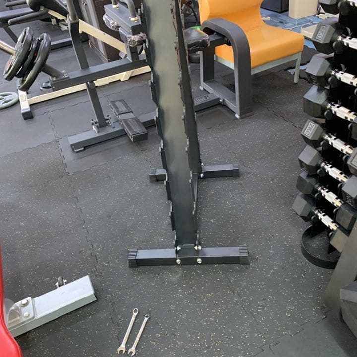 ヘックスダンベル1kgから10kg & 縦型ラック