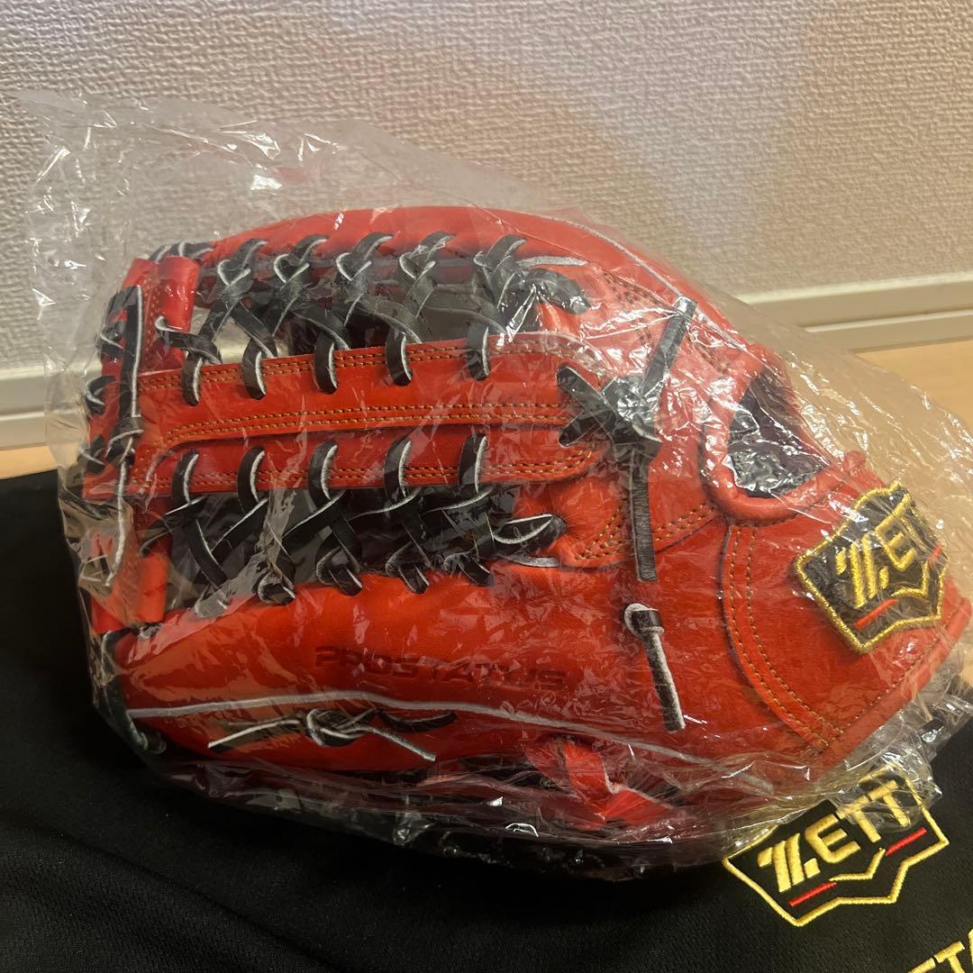 【35%オフ】新品未使用　ZETT PROSTATUS 硬式　グローブ　外野　左