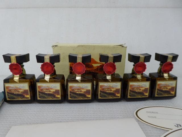 サントリー ローヤル トワイライトエクスプレス 車内限定販売 ミニボトル 6本