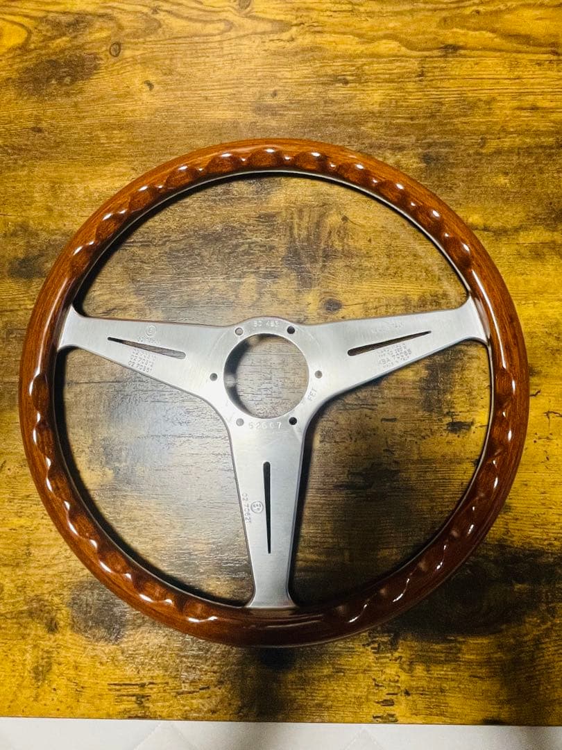 【大径 希少 正規品】φ39 ナルディクラシック　ウッドステアリング