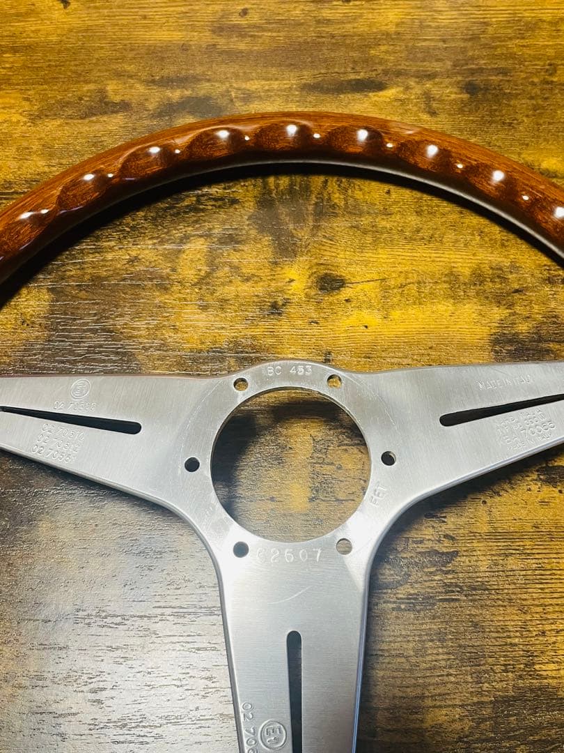 【大径 希少 正規品】φ39 ナルディクラシック　ウッドステアリング