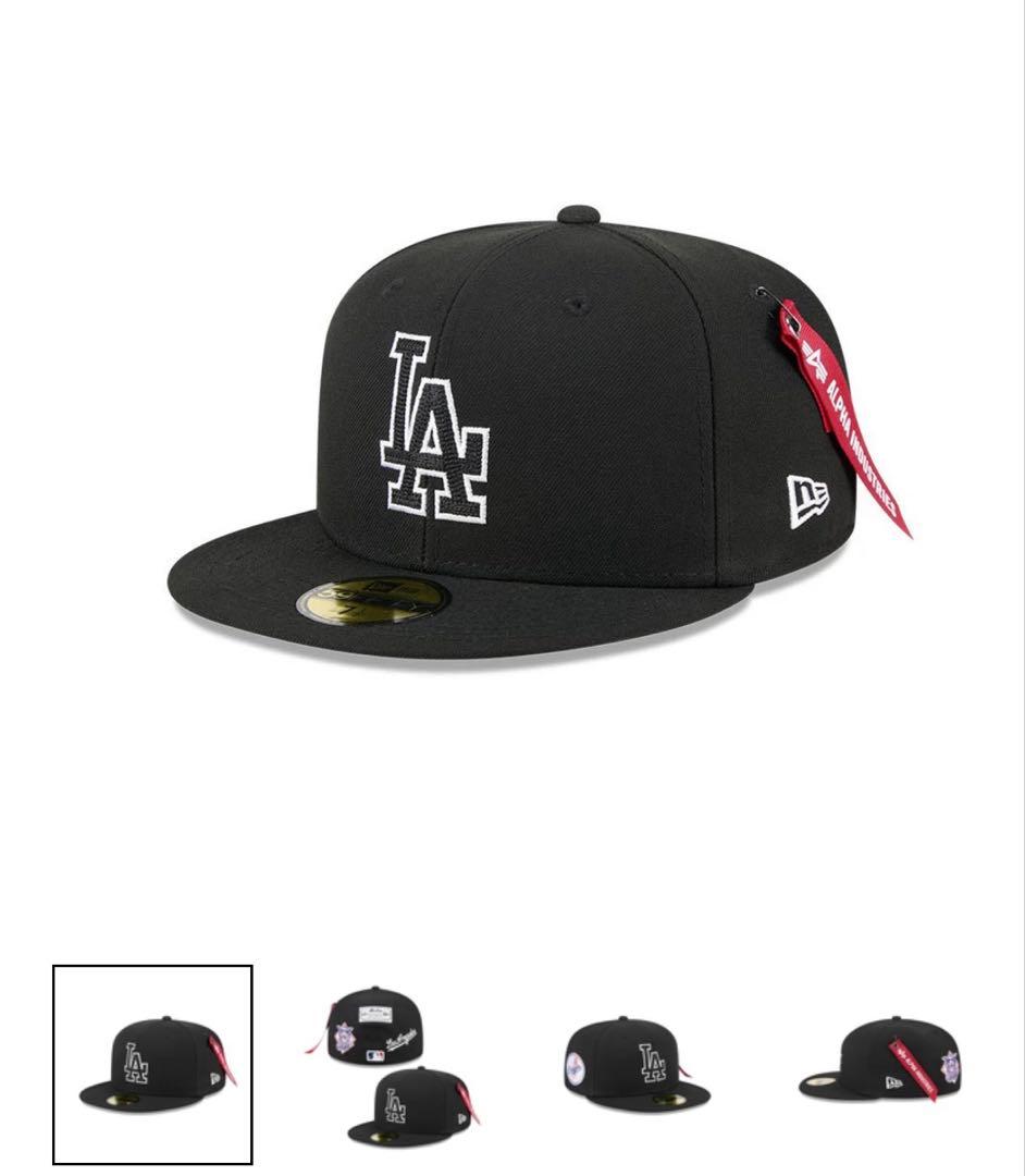 ニューエラ　alpha コラボキャップ　ドジャースキャップ　7 5/8