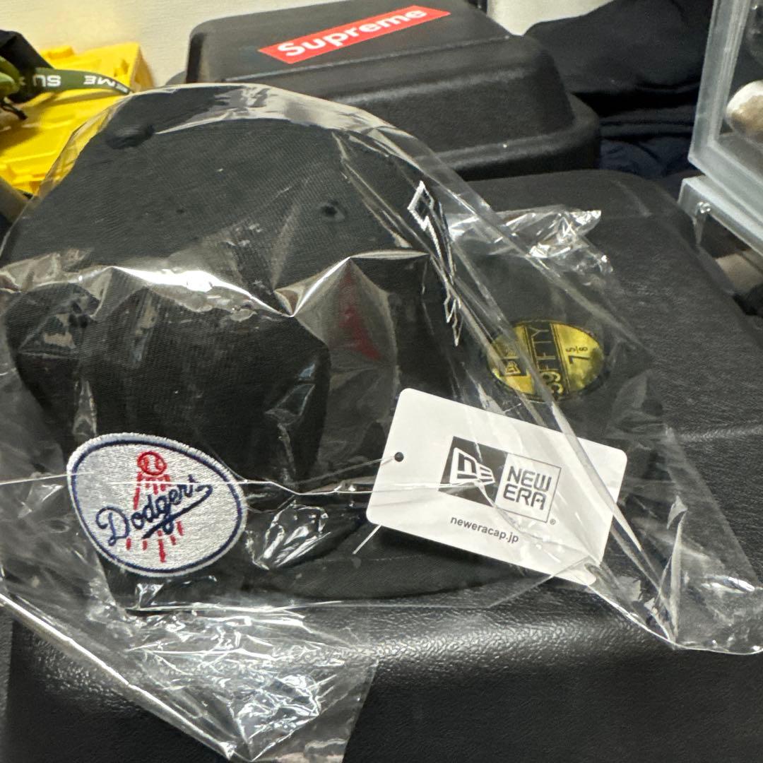 ニューエラ　alpha コラボキャップ　ドジャースキャップ　7 5/8