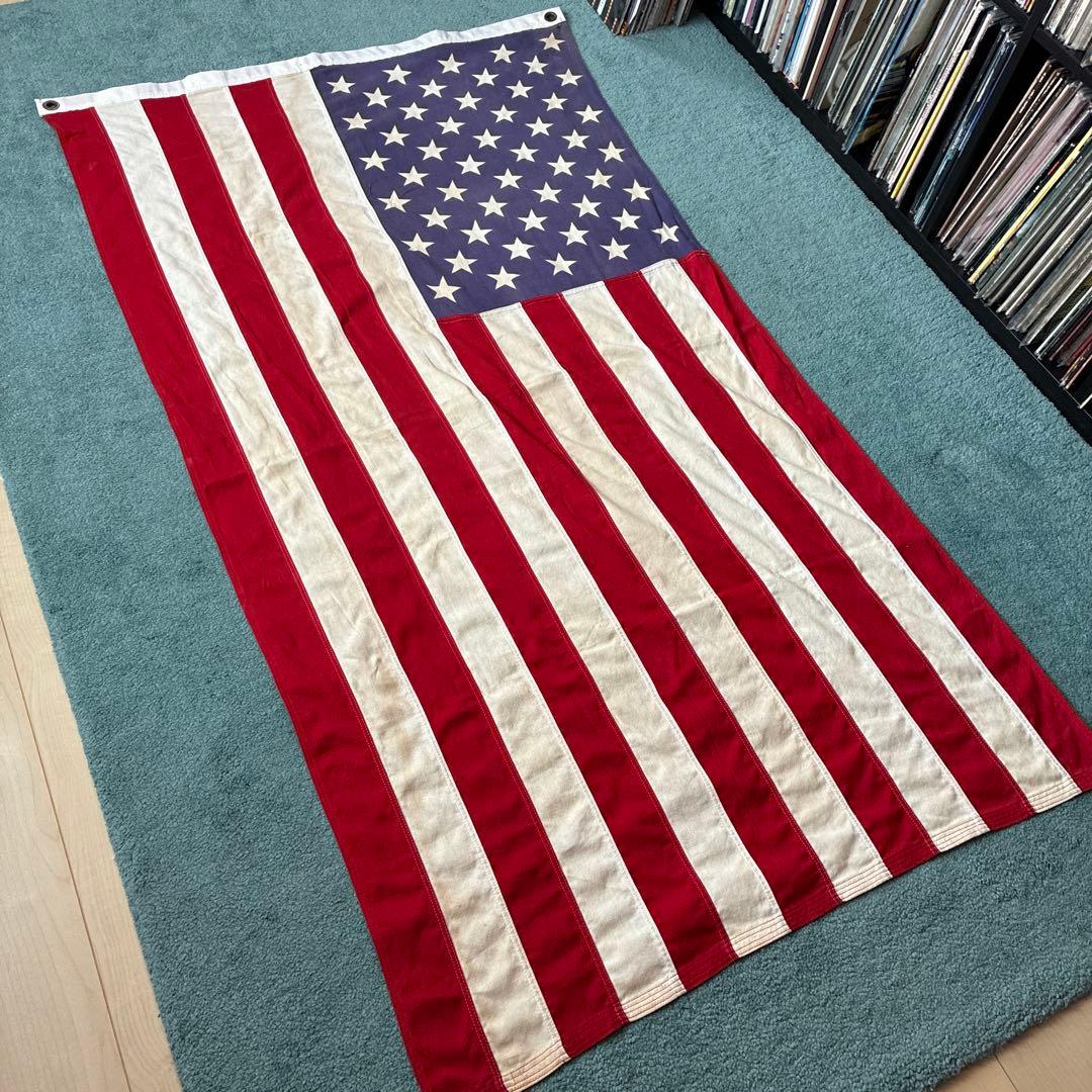 50スター　アメリカ国旗　星条旗　ビンテージ