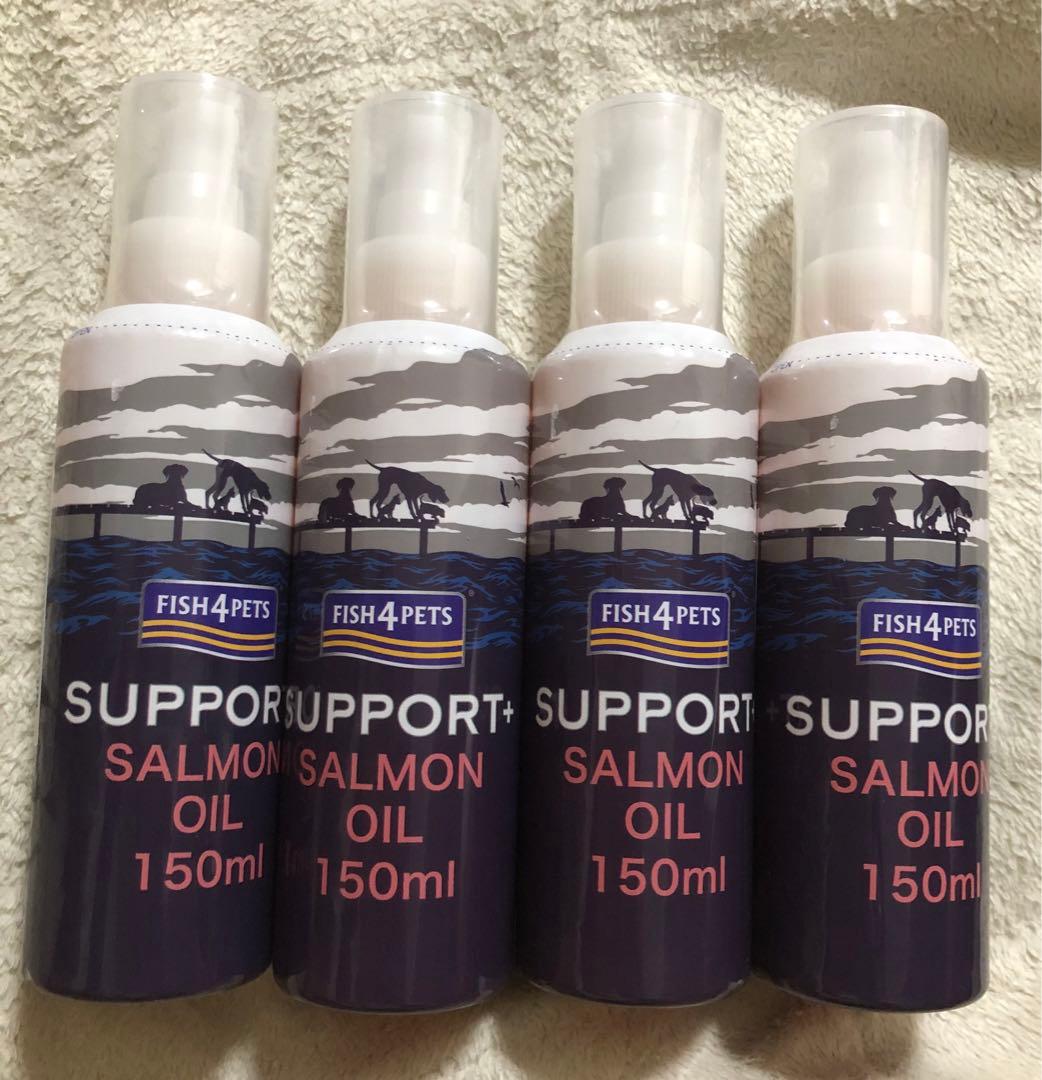 FISH4PETS サーモンオイル 150ml 4本セット 犬用栄養補助食品
