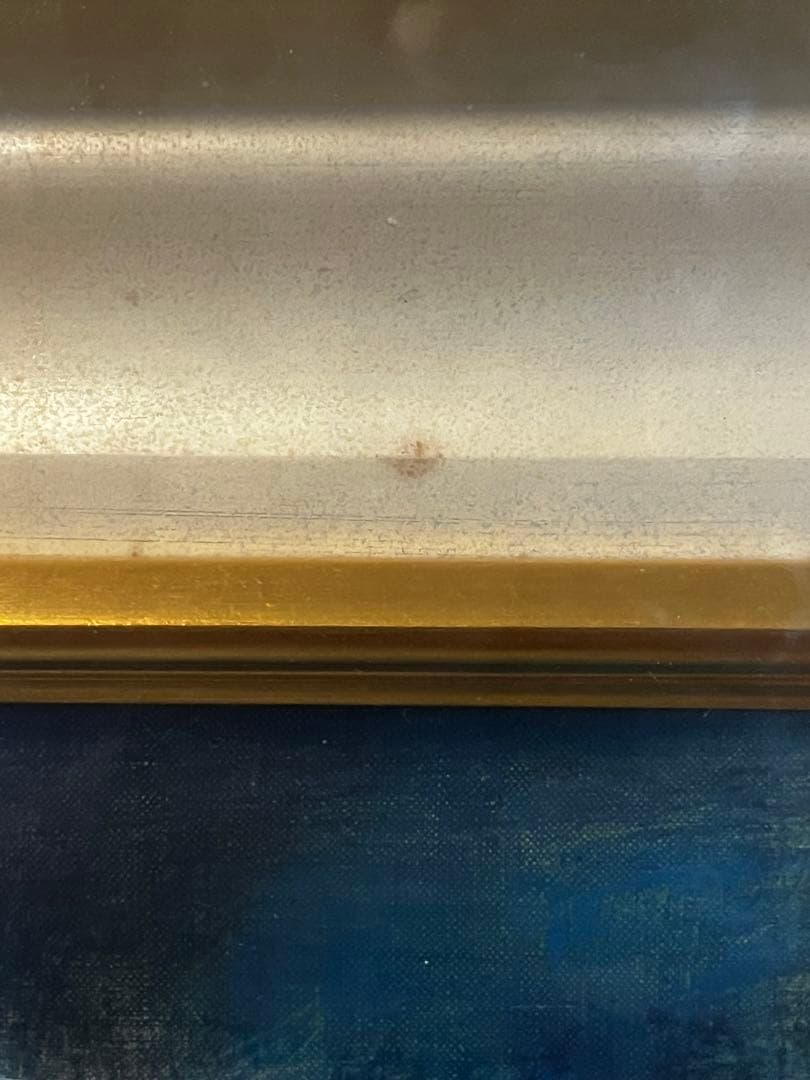 部屋に飾ると素敵です！　大歳克衛　洋画　静物画　額装済