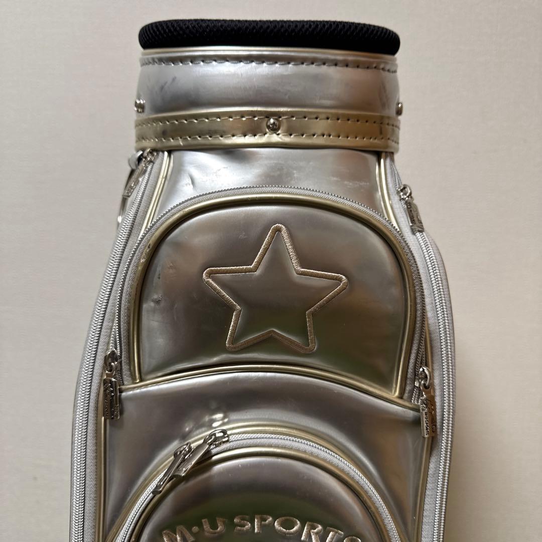 M•U SPORTS ミエコウエサコ キャディバッグ キャスター エナメル