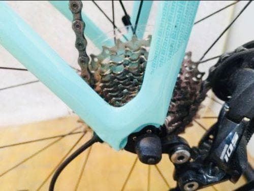 J・店 【中古品】 Bianchi ビアンキロードバイク25インチスタンド付