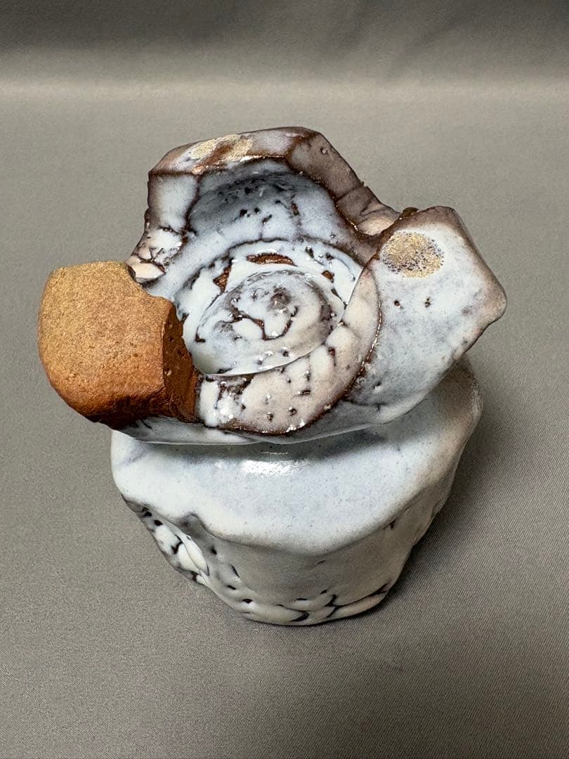 【値下】兼田昌尚　萩刳貫ぐい呑