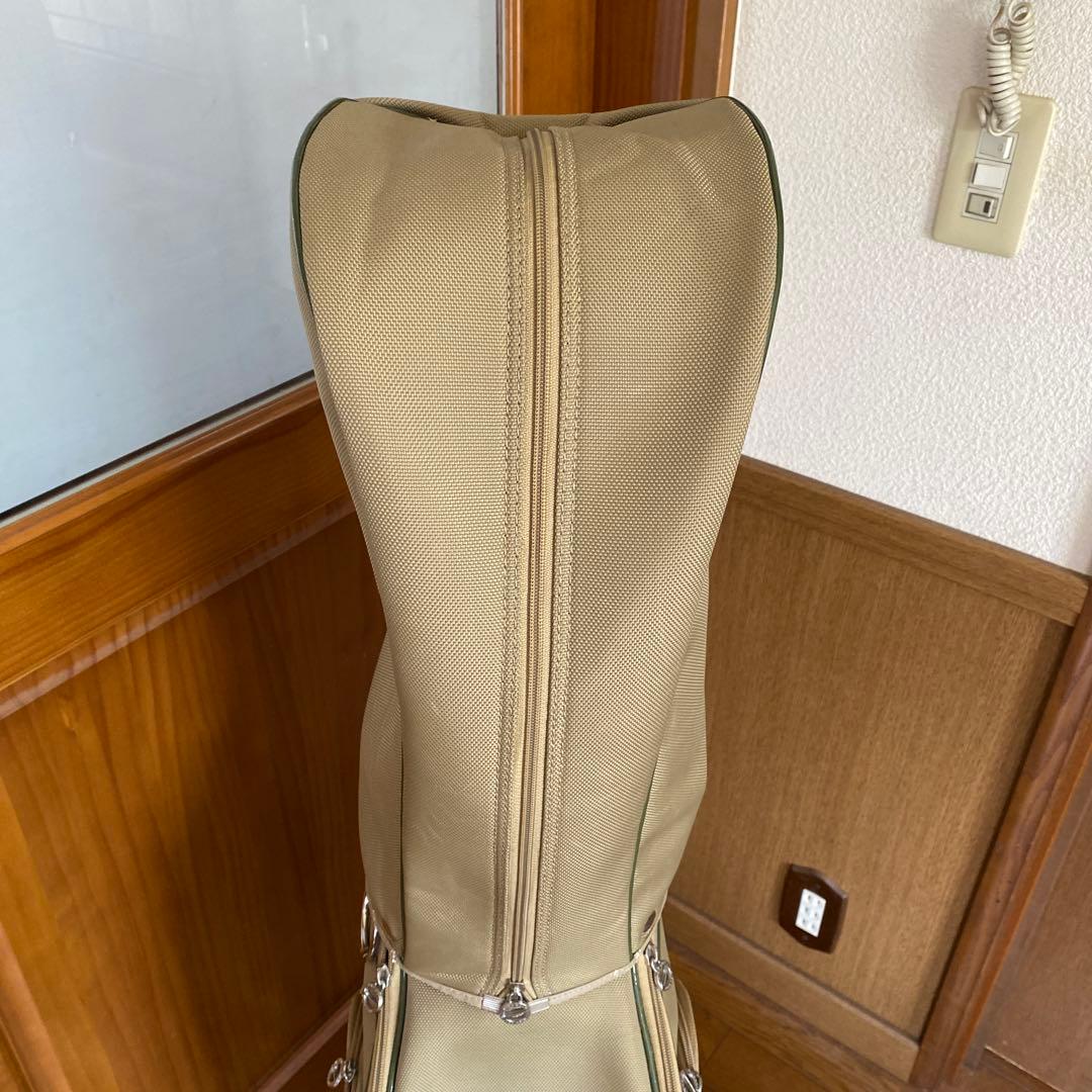良品NIKI GOLF キャディバッグ ベージュポーチ付きレディース　メンズ