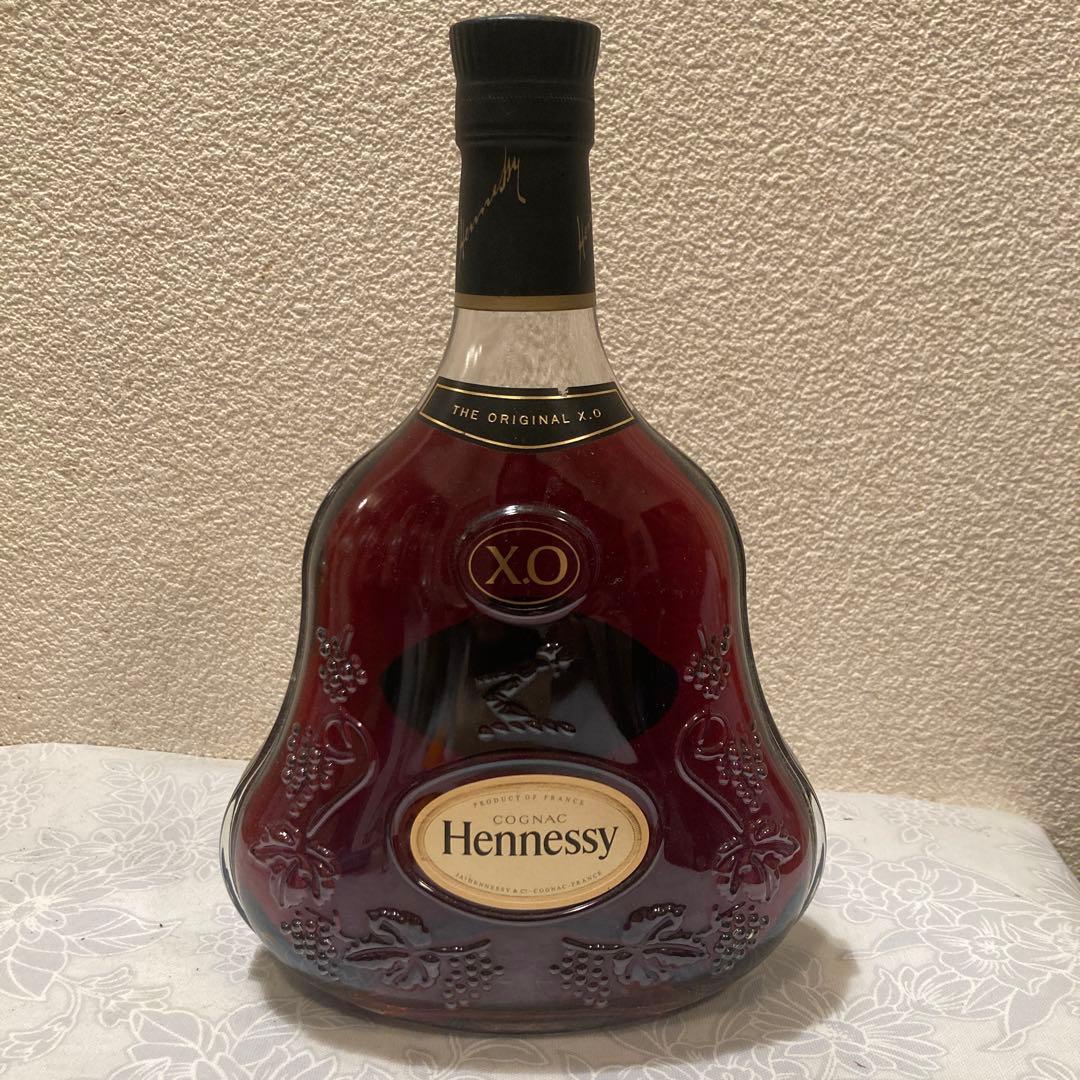 【新品未開封】　Hennessy XO コニャック　黒キャップ　700ml