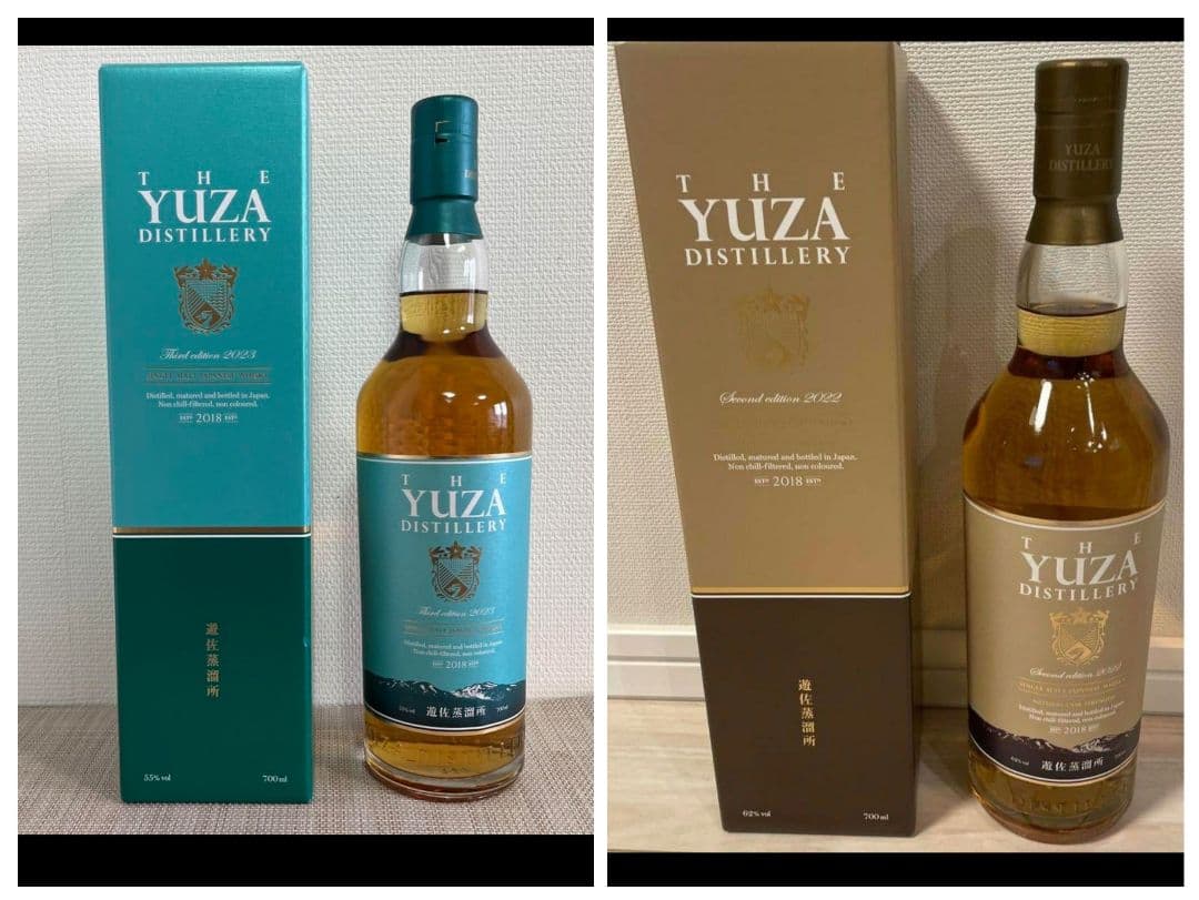 遊佐蒸留所　YUZA　ウイスキー　2本セット