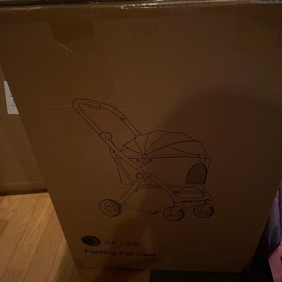 ペットカート 超軽量型 [ ワンタッチで折りたたみ可能 ] 開閉可能な屋根タイプ