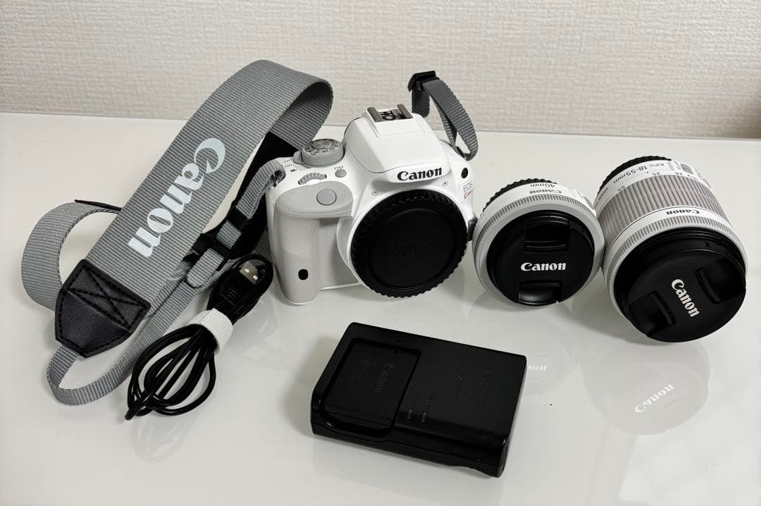 Canon EOS KissX7ホワイト レンズ2本付き