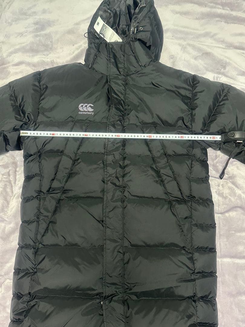 山*2様 Canterbury フード付きロングダウンジャケット ブラック