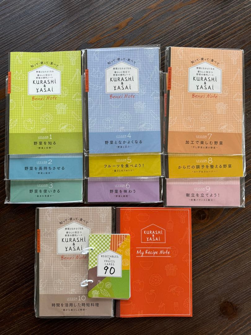 あ*ゆ様 フェリシモ　野菜の便利ノートプログラム　10回分