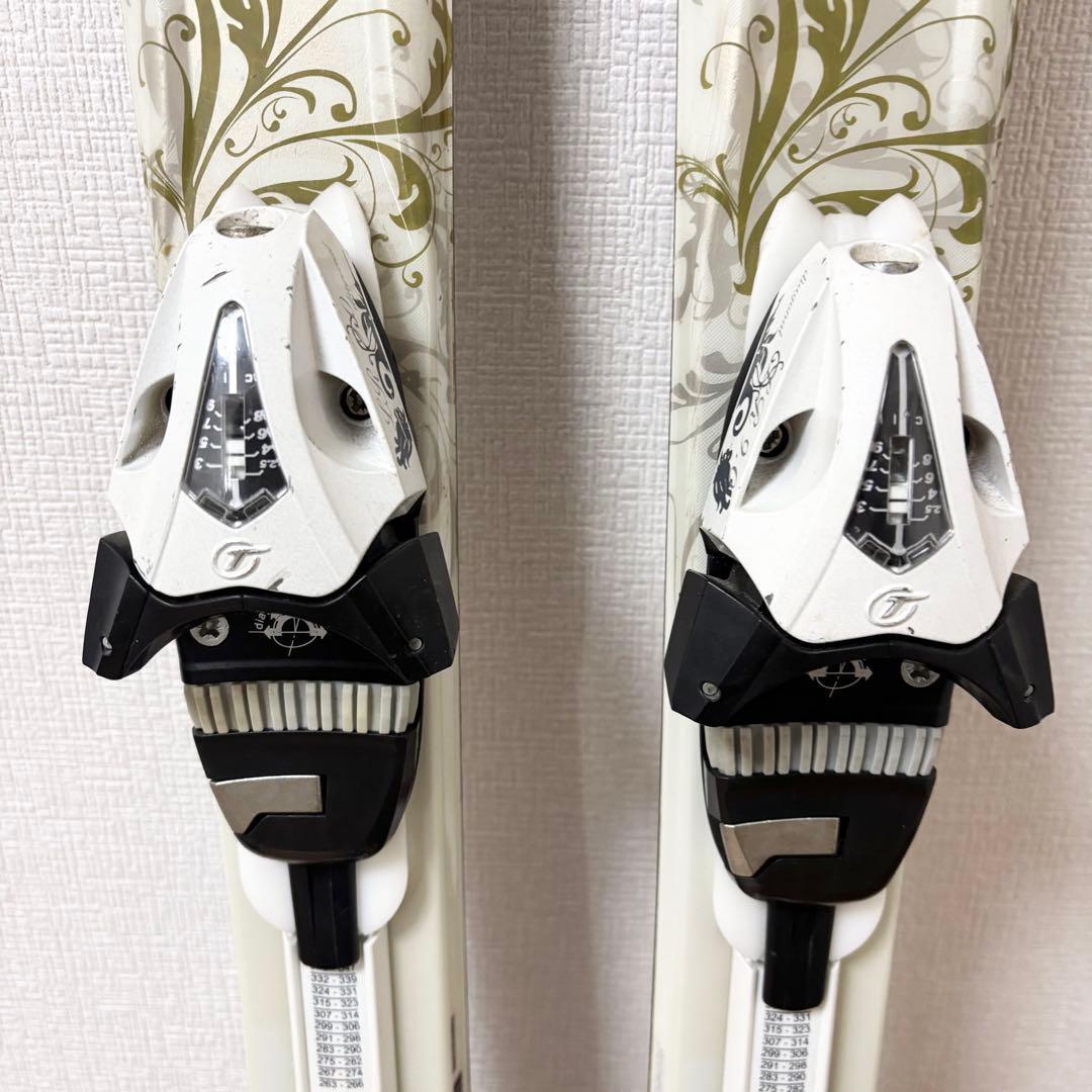 レディース　KASTLE 24〜24.5cm スキーセット　ストック付