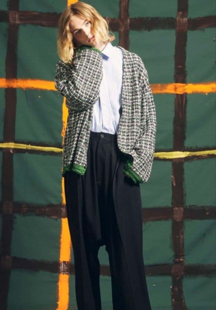 【美品】大森元貴着用 MAISON SPECIAL ツイード カーディガン