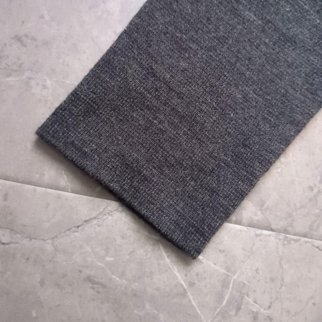 kayme/ケイミー 洗えるニット ミラノリブVネック ワンピース