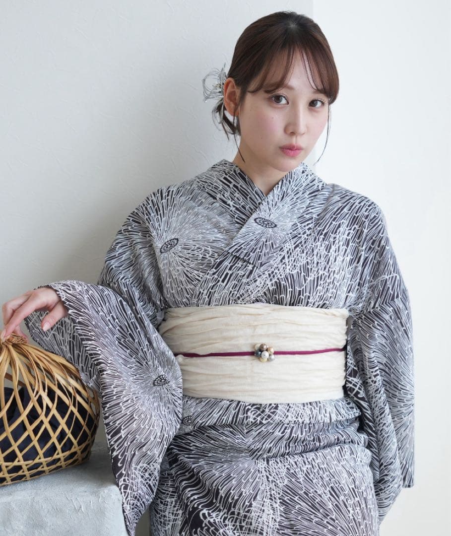 【新品】utatane 浴衣　帯　下駄3点セット utataneオリジナル