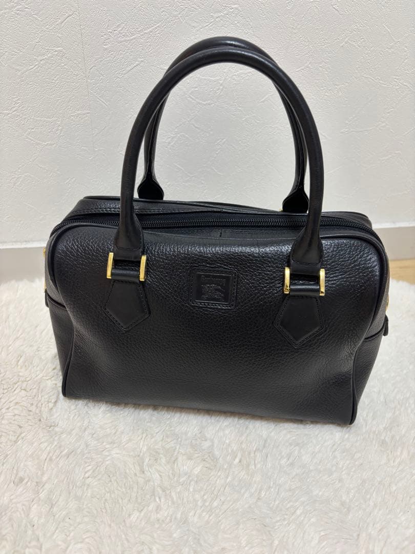 BURBERRY バーバリー バーバリーズ　ハンドバッグ ブラック　ヴィンテージ