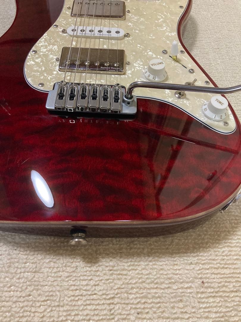 RY Guitar ディンキーストラト パーフェロー1Pネック キルトトップ