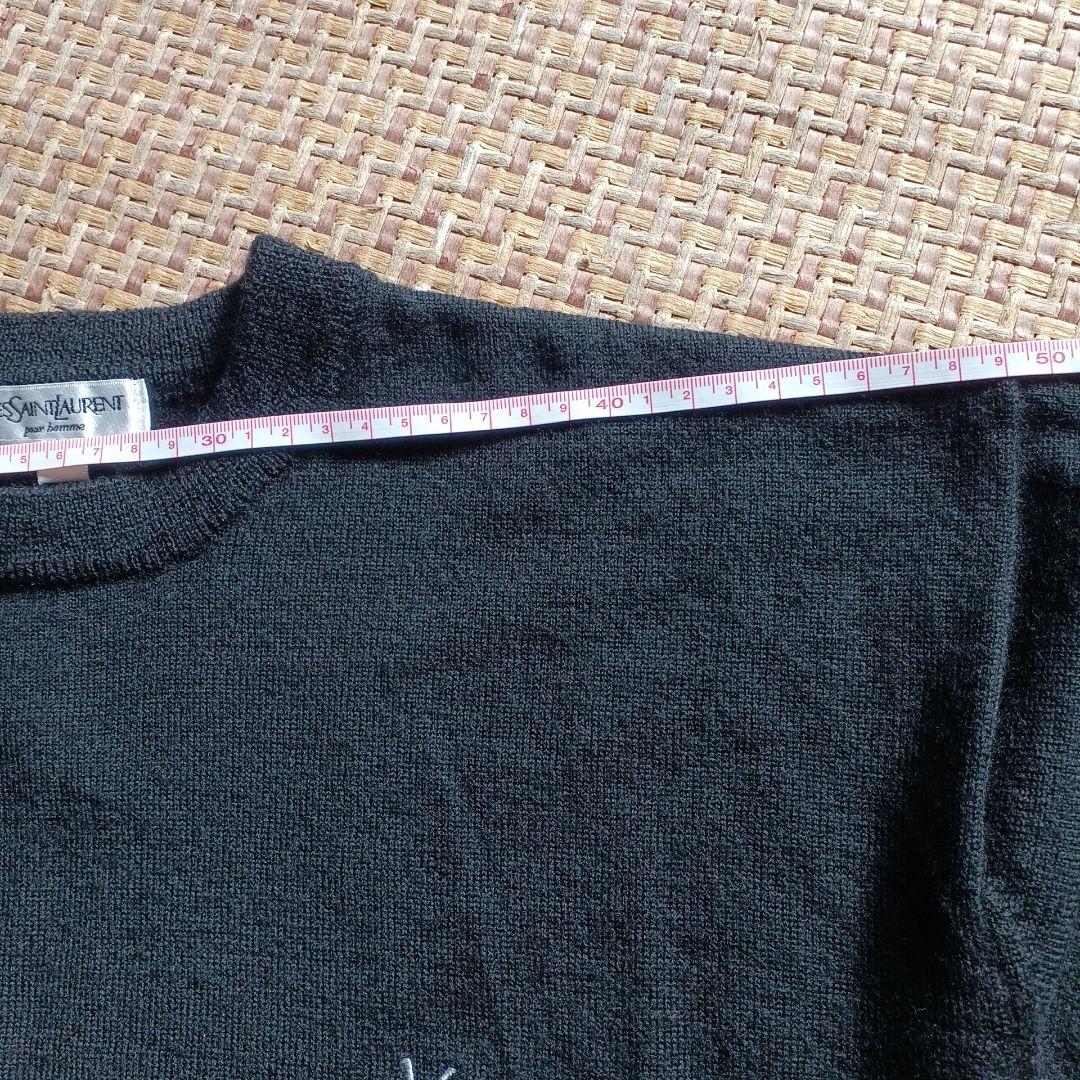 Yves Saint Laurent ブラックニット Lサイズ