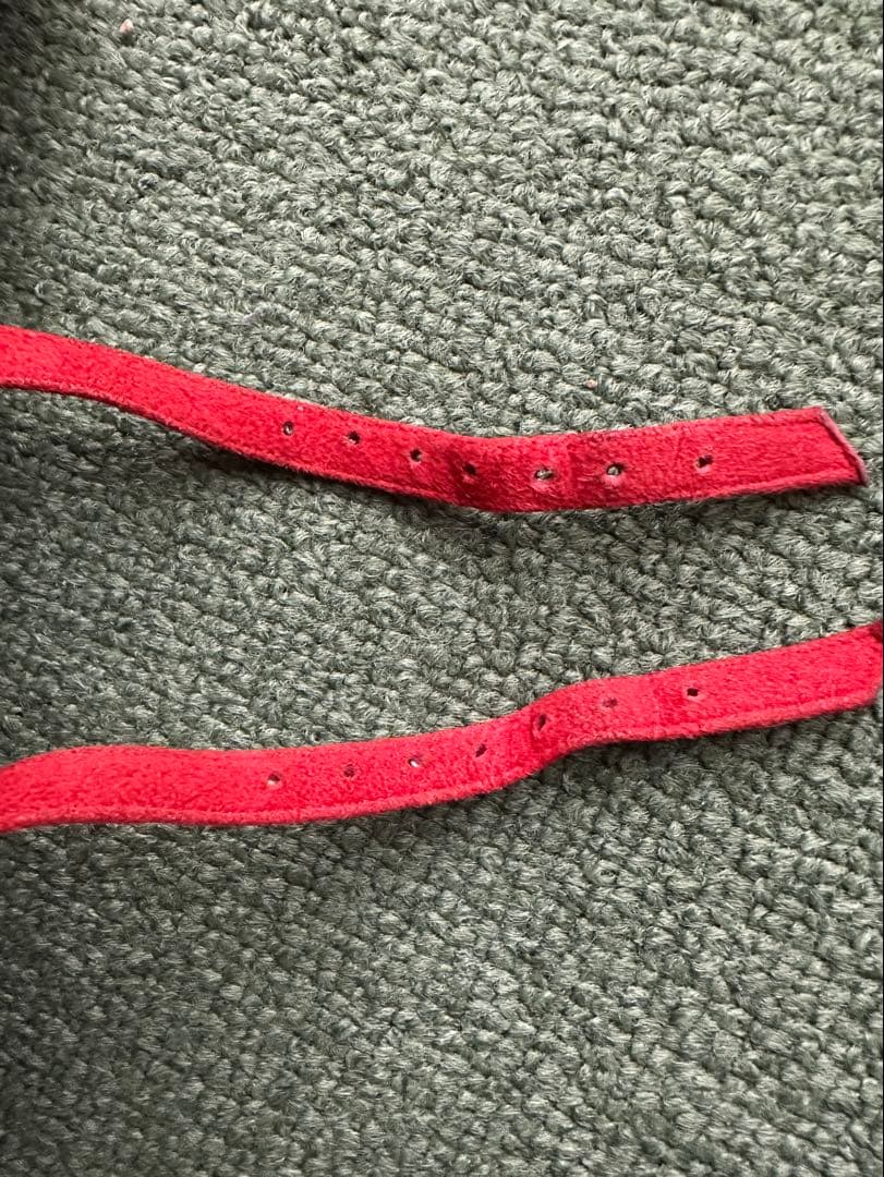 フラメンコシューズ スウェード赤　24cm