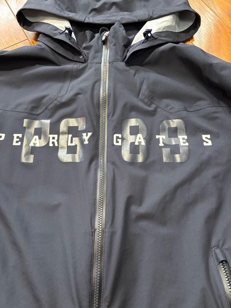 高級！パーリーゲイツ ゴルフジャケット フリースインナー付パーカー サイズ6