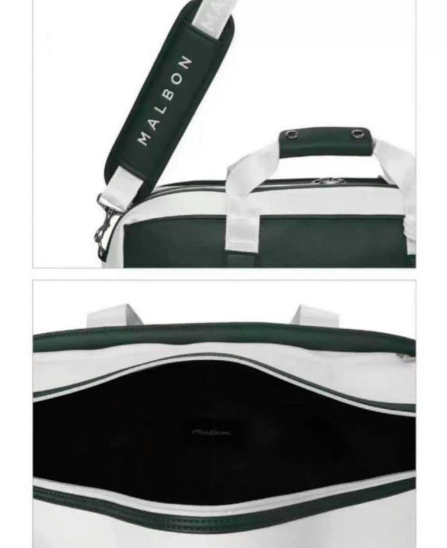 人気 マルボンゴルフ ボストンバッグ シューズケース 新品 グリーン