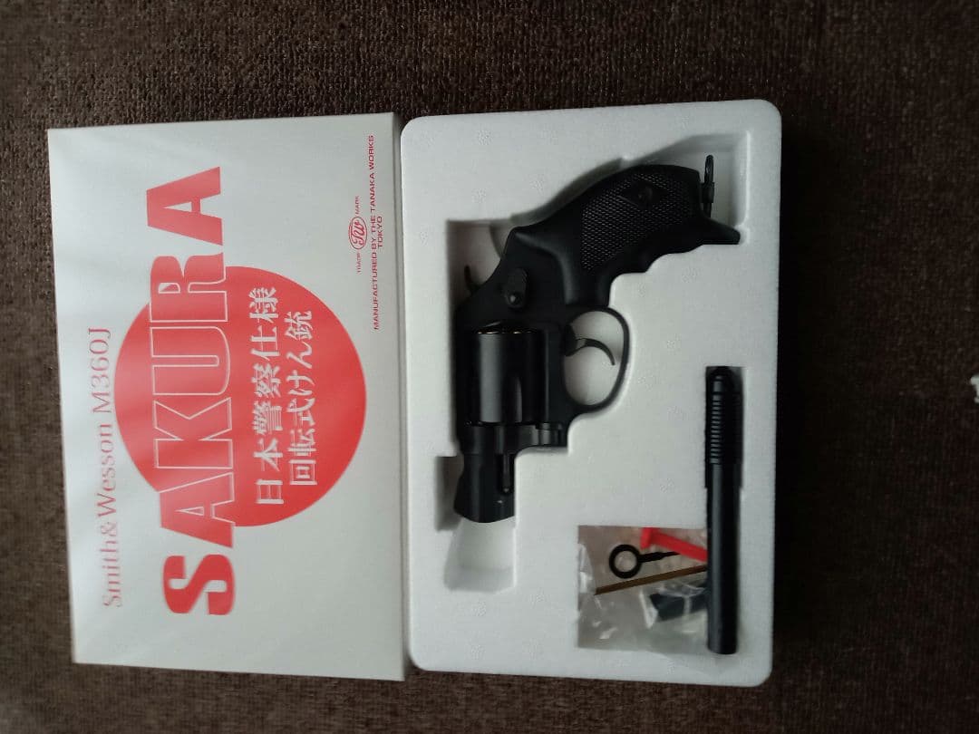 タナカ　S＆W M360J サクラ　ガスリボルバー