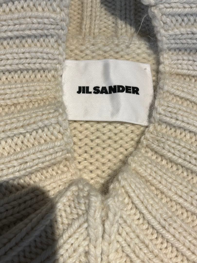 JIL SANDER ジルサンダー ベスト 50 Ｖネック モヘア