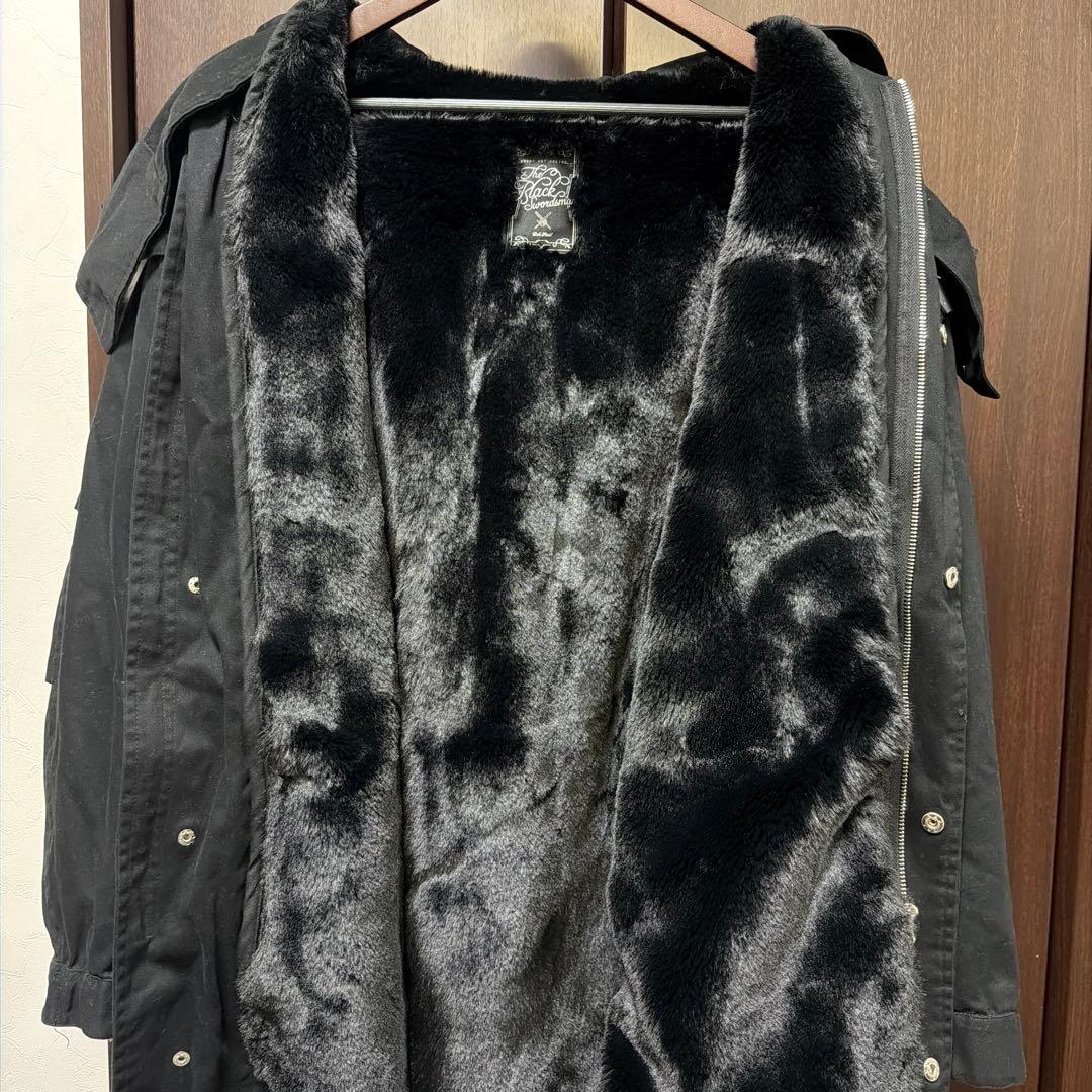 【ソードアートオンライン】キリトモデル　ファー付き黒モッズコート