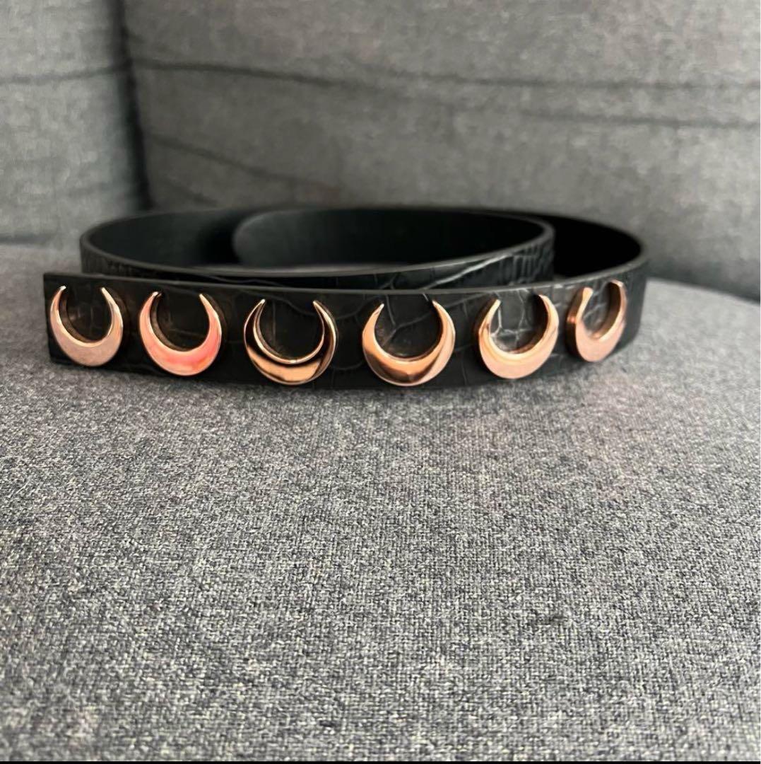 Thomas Wyldeベルト　ブラック×ピンクゴールド