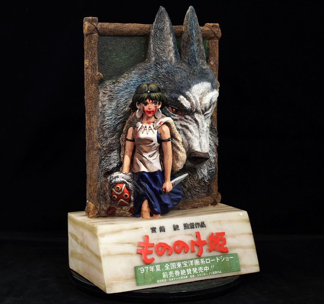 スタジオジブリ　もののけ姫　店頭用ディスプレイフィギュア