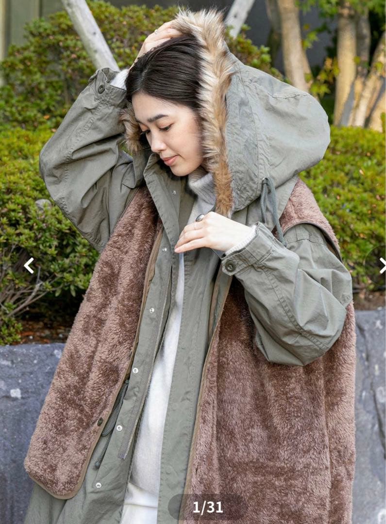 新品タグ付き53900円Gready Brilliant Ｍ６５フィールドコート