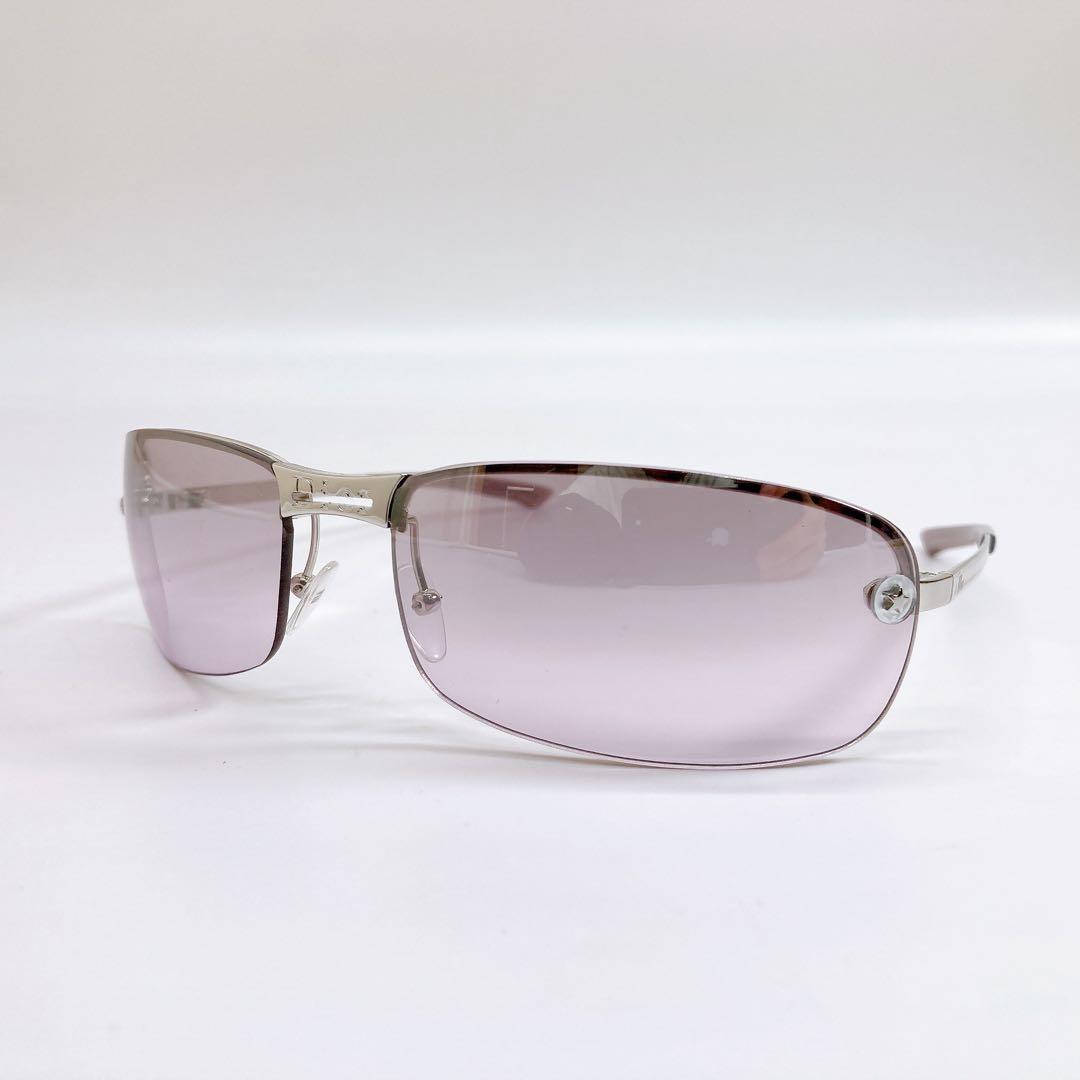 ✨美品✨Dior ディオール リムレス　サングラス　グラデーションピンク 星