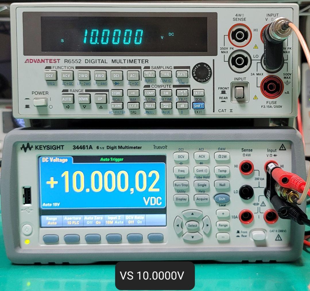 美品 ADVANTEST R6552 5.5桁 マルチメーター 動作良好