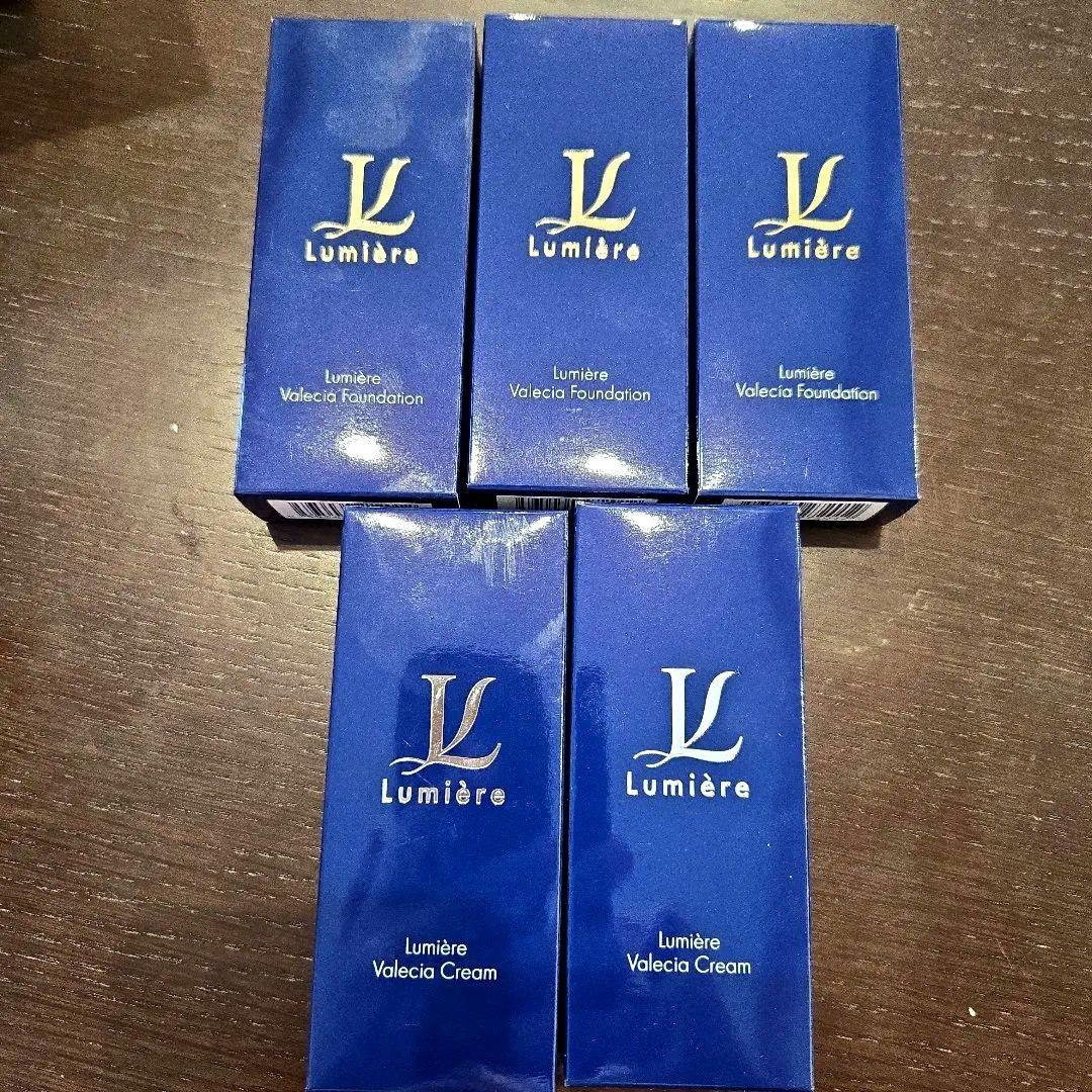 Lumière ルミエル ヴァレシアファンデーション3本& クリーム2本 セット