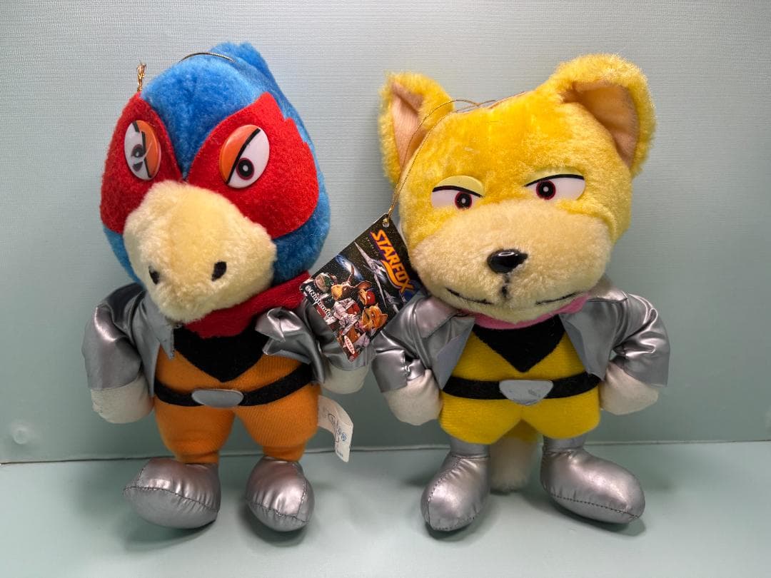 レア　任天堂　Nintendo　スターフォックス　フォックス＆ファルコぬいぐるみ