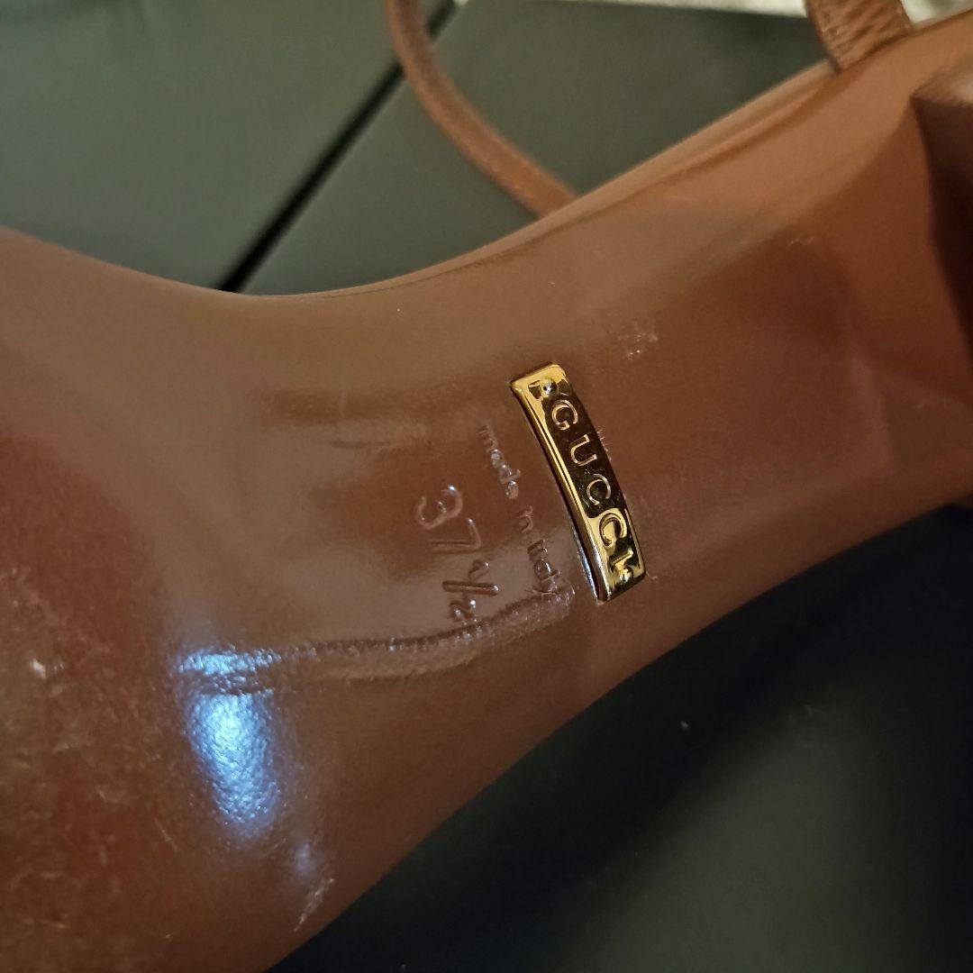 GUCCI グッチ サンダル シェリーライン ホースビット 37.5