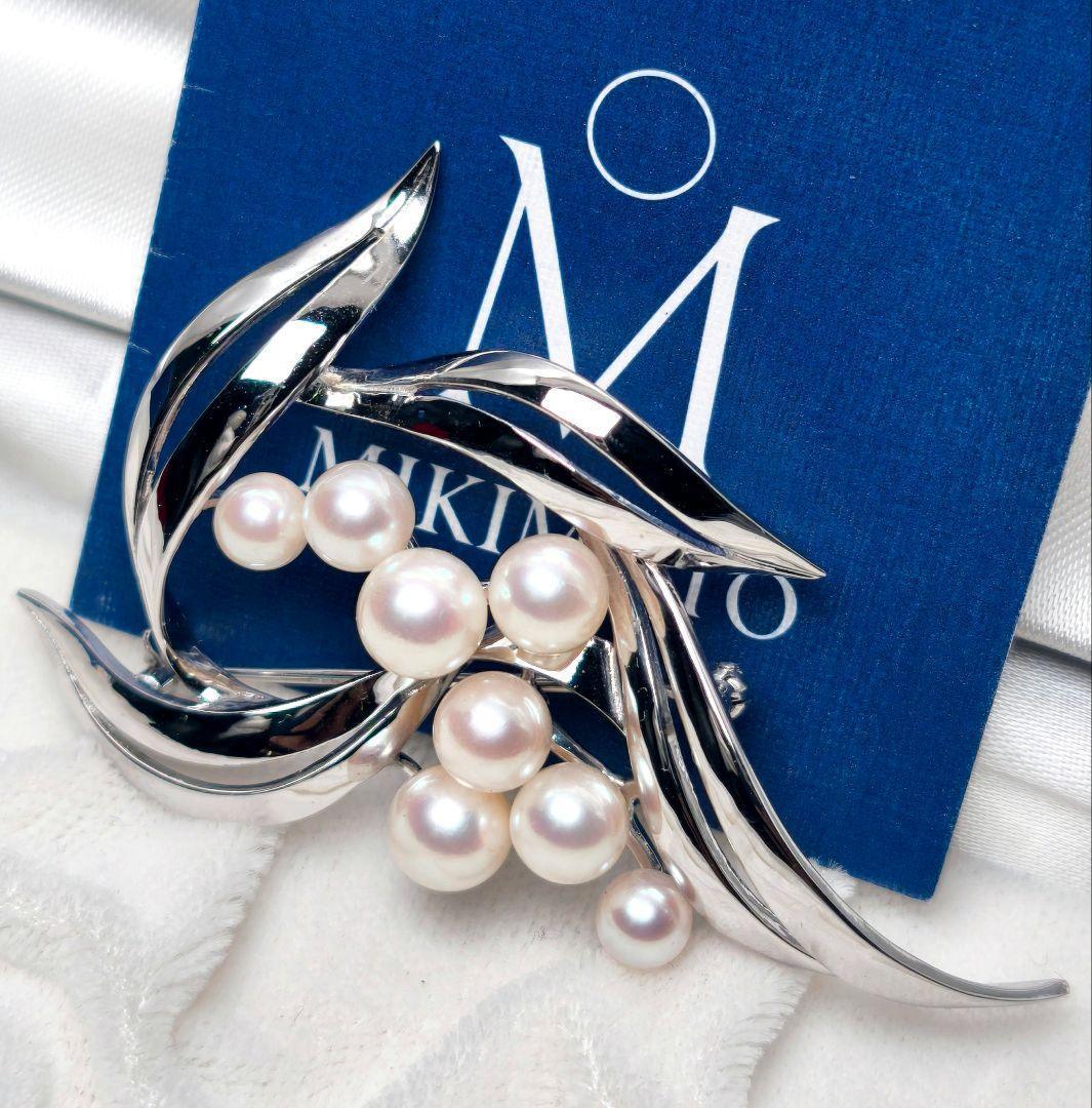 【極美品 最高級】ミキモト ブローチ パール フォーマル 皇室御用達 正規品
