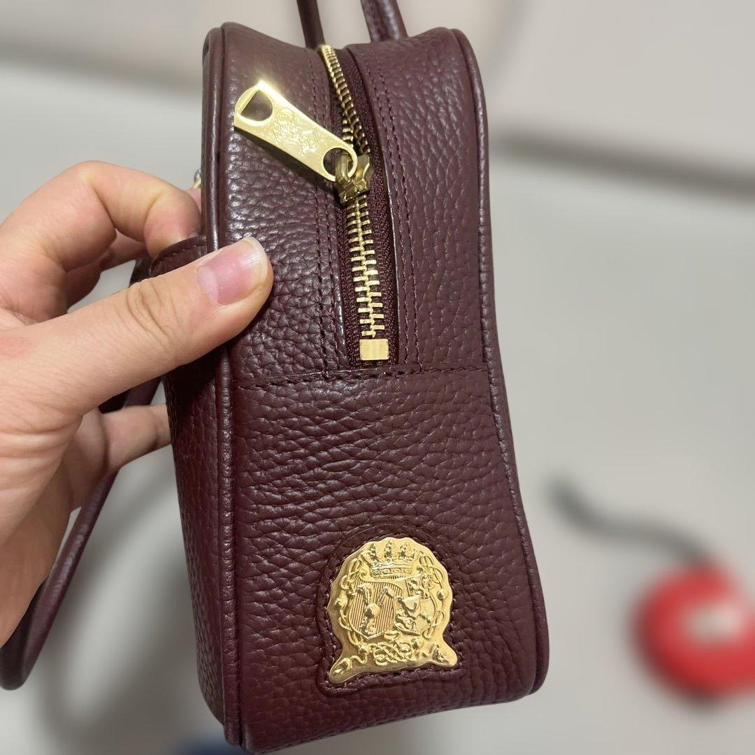 ADMJハンドバッグ 日本製　牛革