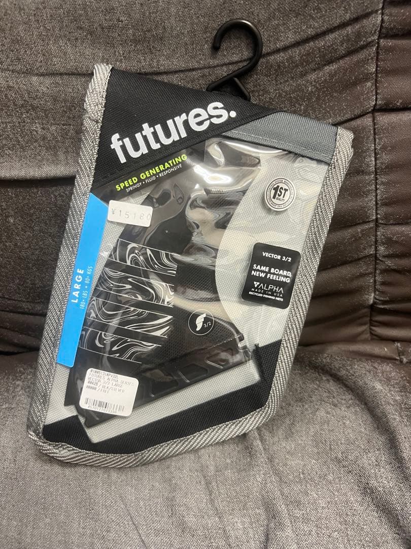 在庫限りfuturesフューチャーフィンALPHA VECTOR 3/2 (L)