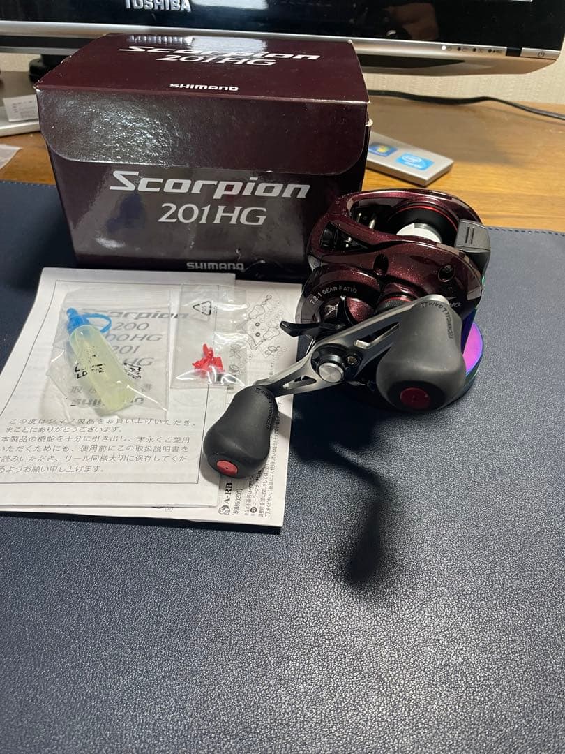 SHIMANO シマノScorpion 201HG ベイトリール　【美品】