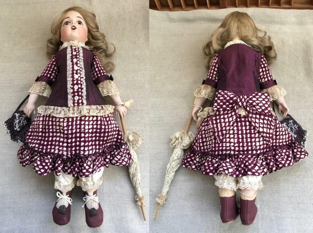 ビスクドール 8/25-45-Bru (リプロ) 作家様モノ 45cm