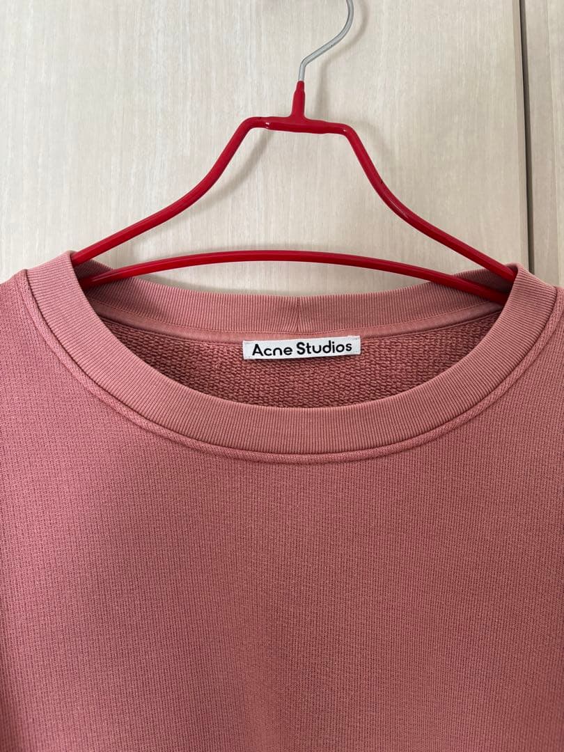 AcneStudios ガーメントダイ　ロゴワッペンスウェット　セーター