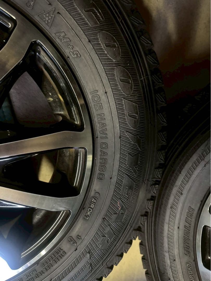 軽バン 軽トラ スタッドレス 145/80R12 2023年製 ホイールセット