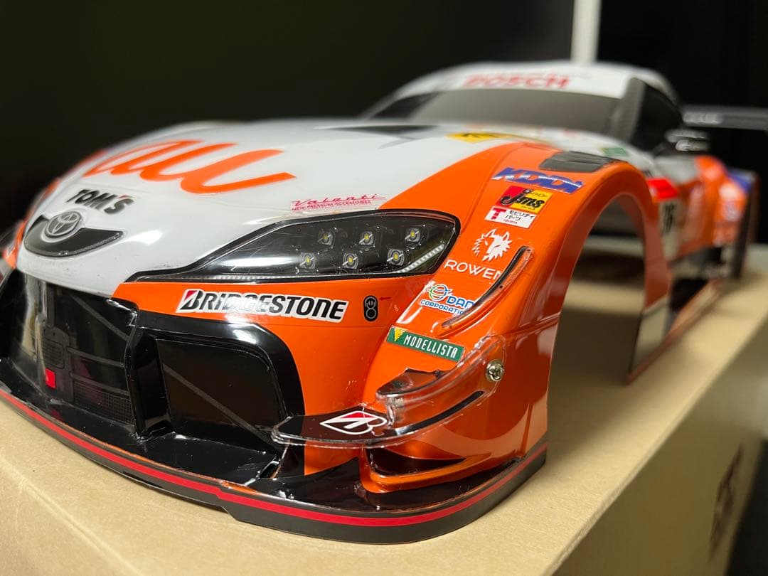 タミヤ 1/10 RC au TOM'S GR Supra スペアボディ